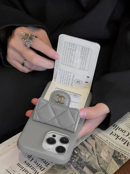 Fashion Aesthetic Shock Absorbing Protective Phone Case CH*NEL Series、Fashion Phone Case