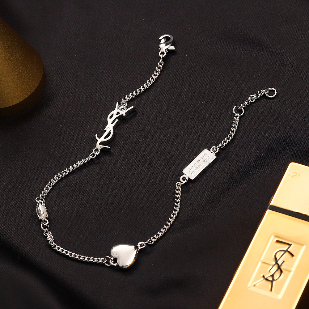 Set di orecchini, bracciale e collana in acciaio inossidabile 304