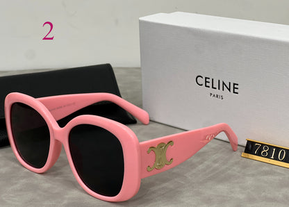 Oversized Round Frame Sunglasses