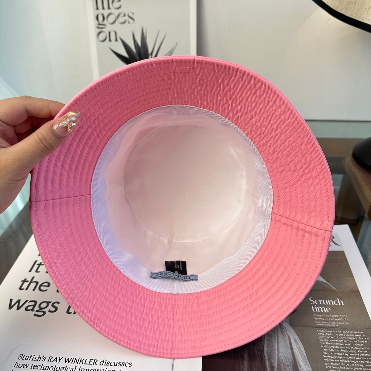 Adjustable Sun Hat for Men Women Outdoor UV Protection Pr*da Series、Fashion Caps