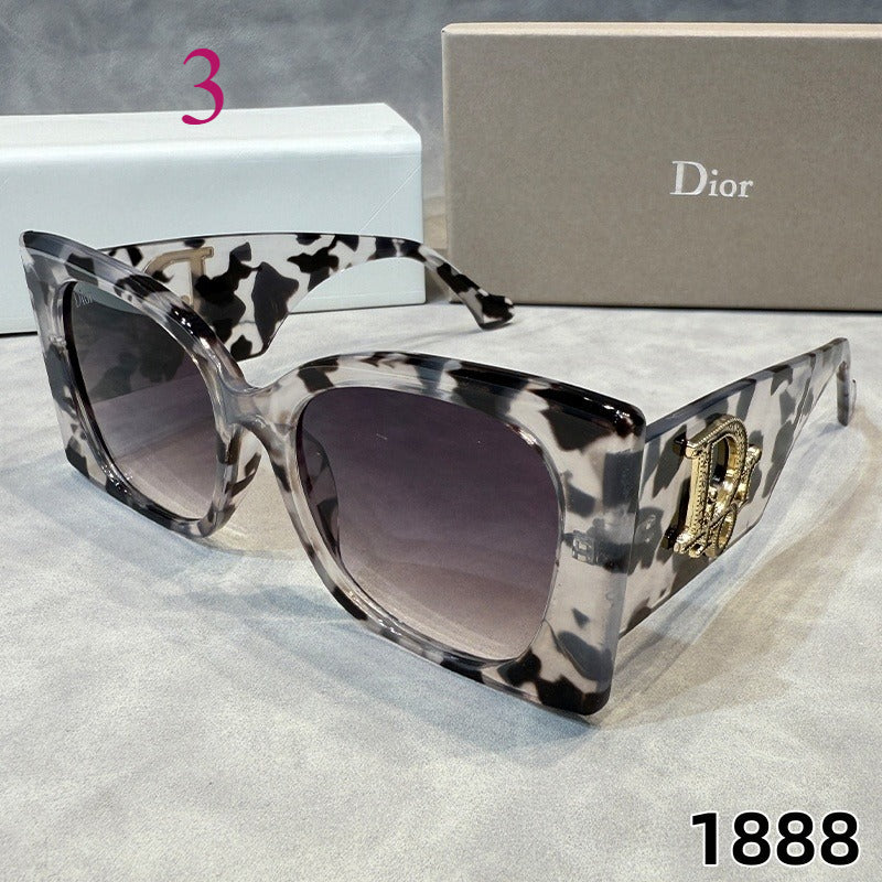 Oversized Cat-Eye Sunglasses with Deep Frames