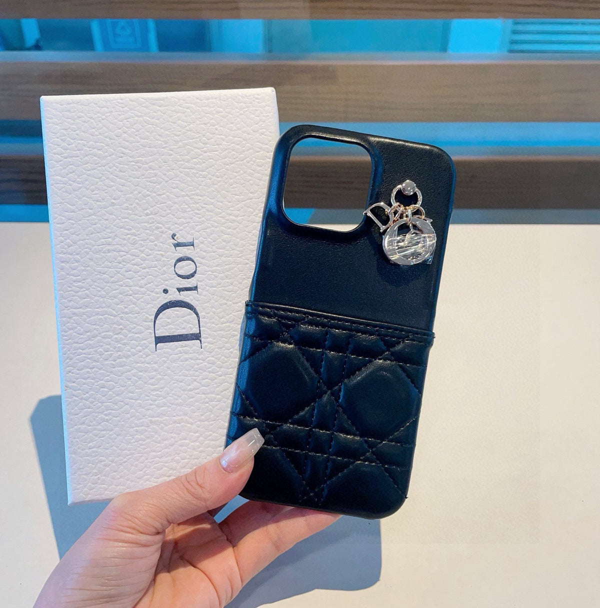 Fashion Aesthetic Shock Absorbing Protective Phone Case  D*or Series、Fashion Phone Case
