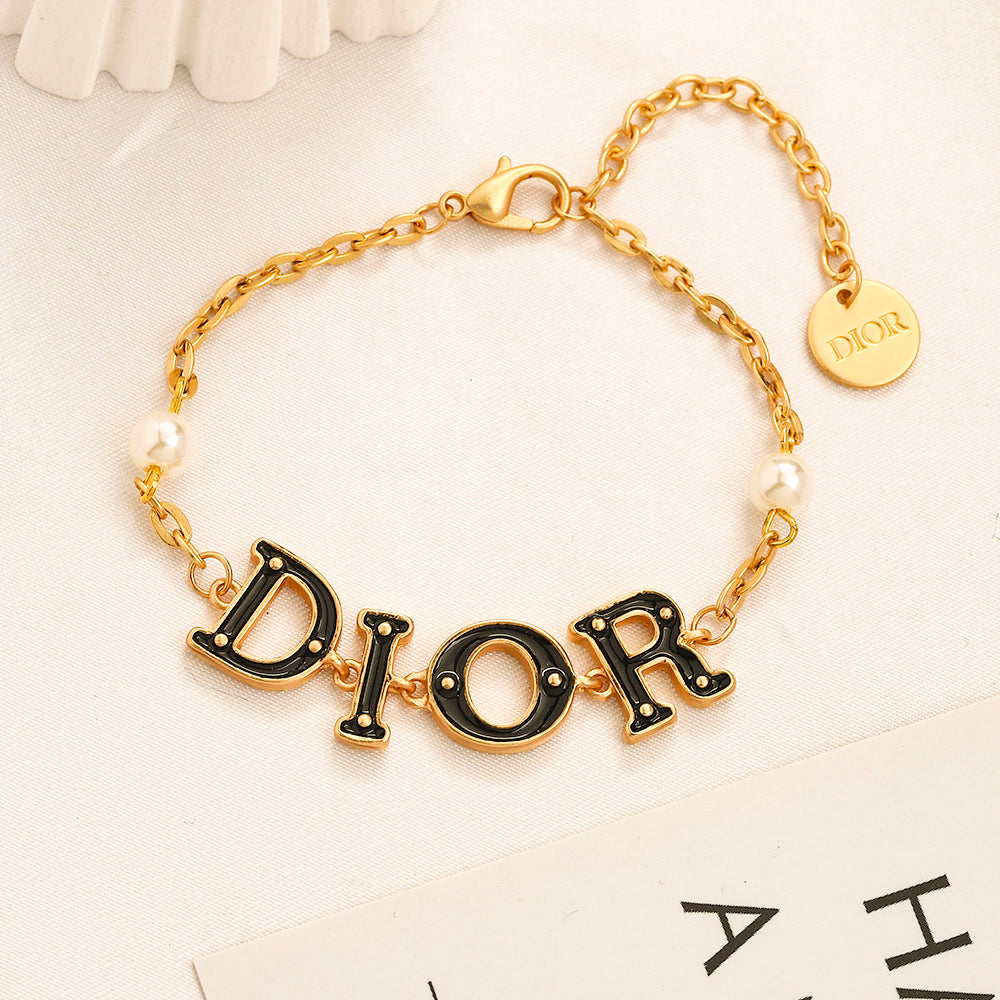 Set collana e bracciale con logo stampato in lega 304