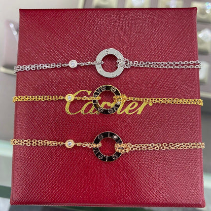 Oval Link Center Chain Bracelet