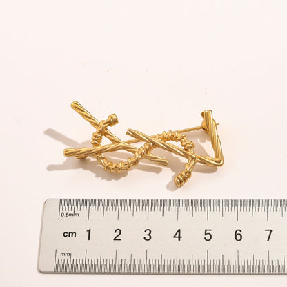 Alloy Steel Stamped Brooch,Brooches Collection、Y*L Series