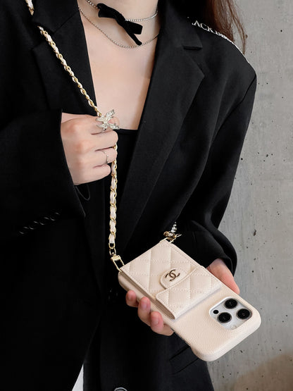 Fashion Aesthetic Shock Absorbing Protective Phone Case CH*NEL Series、Fashion Phone Case