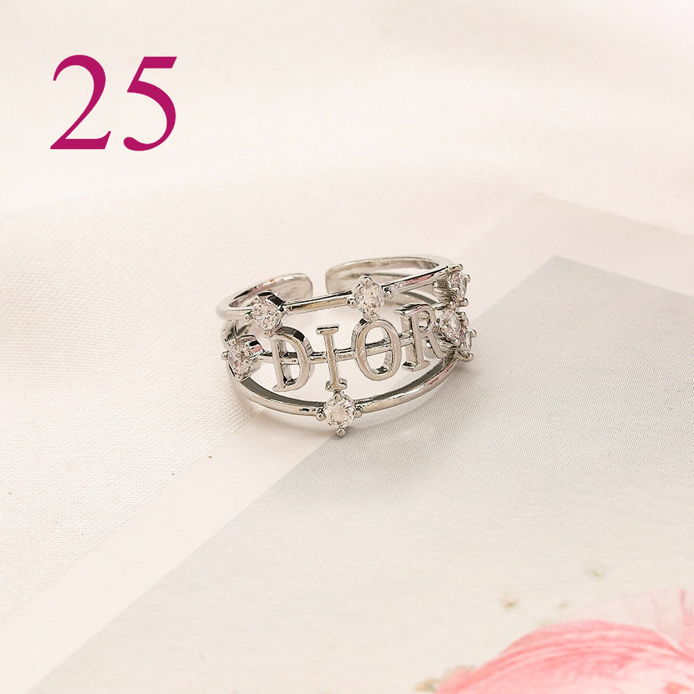 Fashion Open Adjustable Ring Collection、Rings Collection L*V Series、D*or Series、Y*L Series