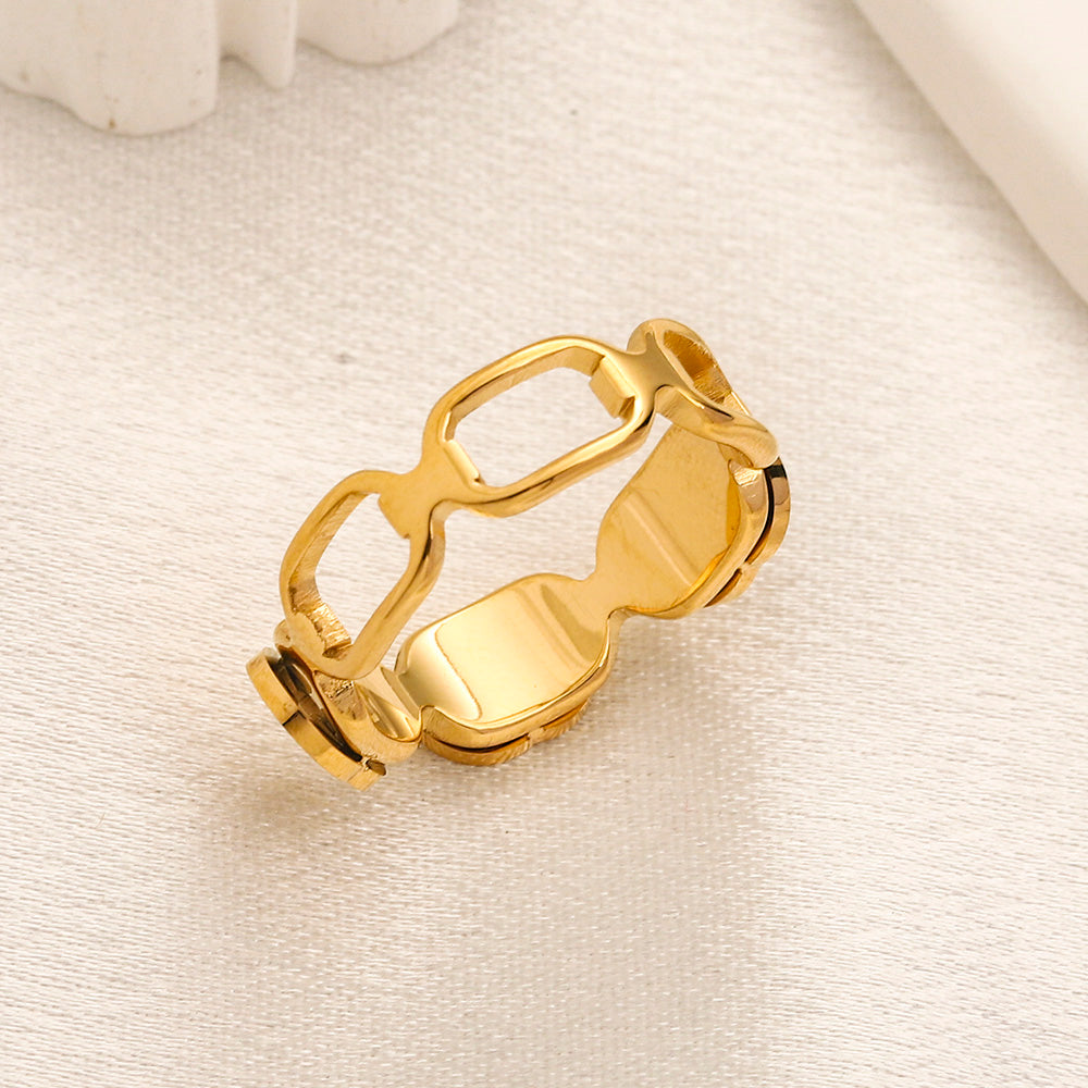 304 Stainless Steel Ring,GU*CI Series、Rings Collection