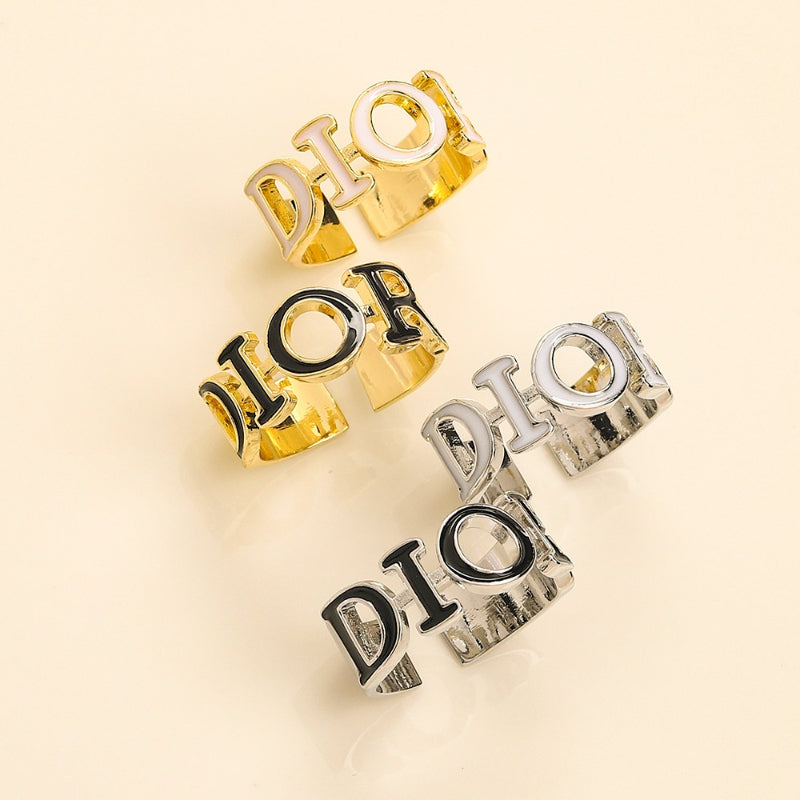 Copper Zirconium Real Gold Plated Ring,Rings Collection、D*or  Series