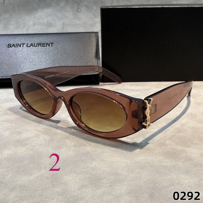 Narrow Sculpted Glasses - Clear and Tinted Lens Options