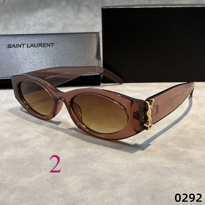 Narrow Sculpted Glasses - Clear and Tinted Lens Options