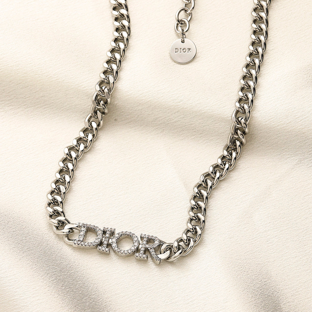 304 Stainless Steel Round Medallion Chain Bracelet & Necklace - Individual or Set