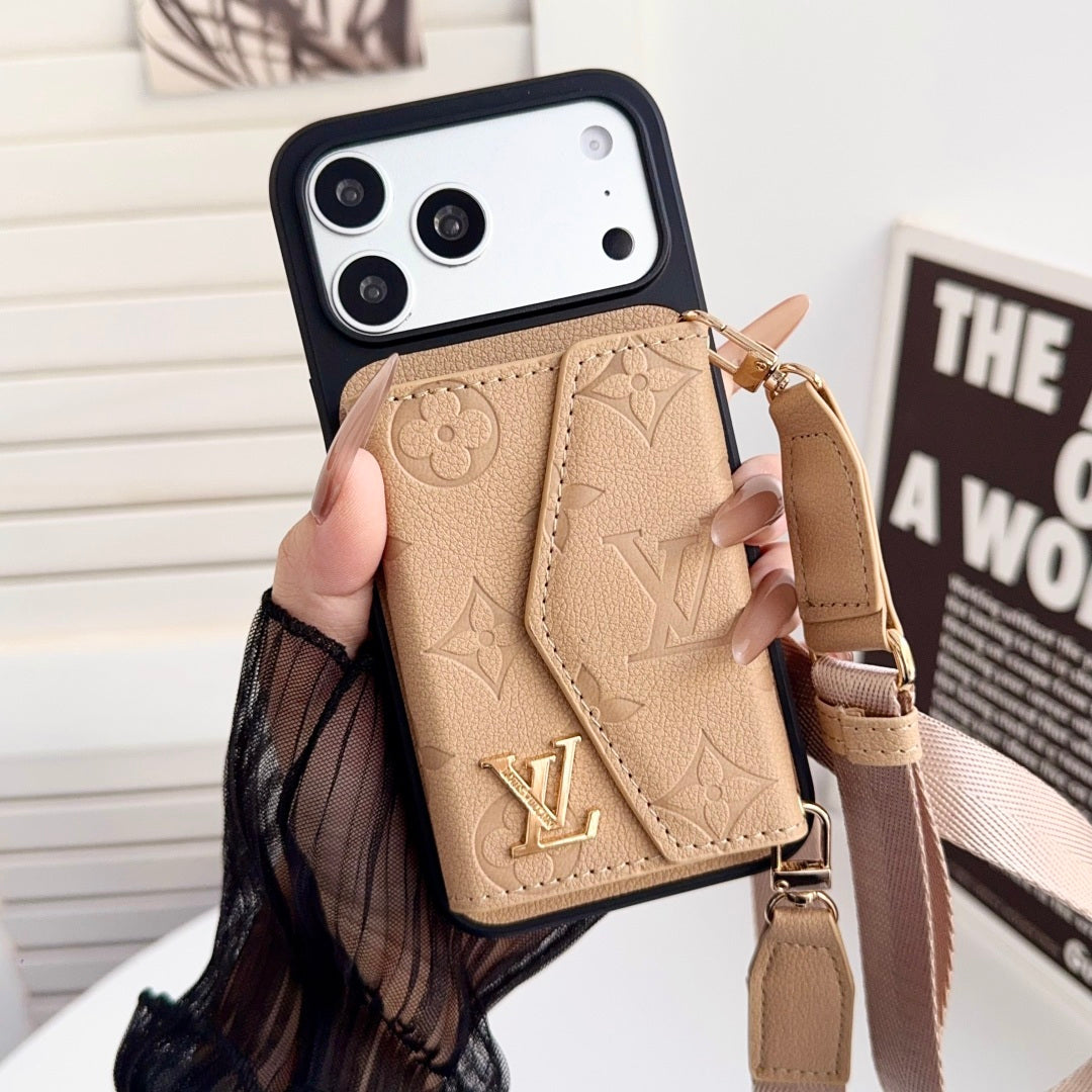 Fashion Aesthetic Shock Absorbing Protective Phone Case  L*V Series、Fashion Phone Case