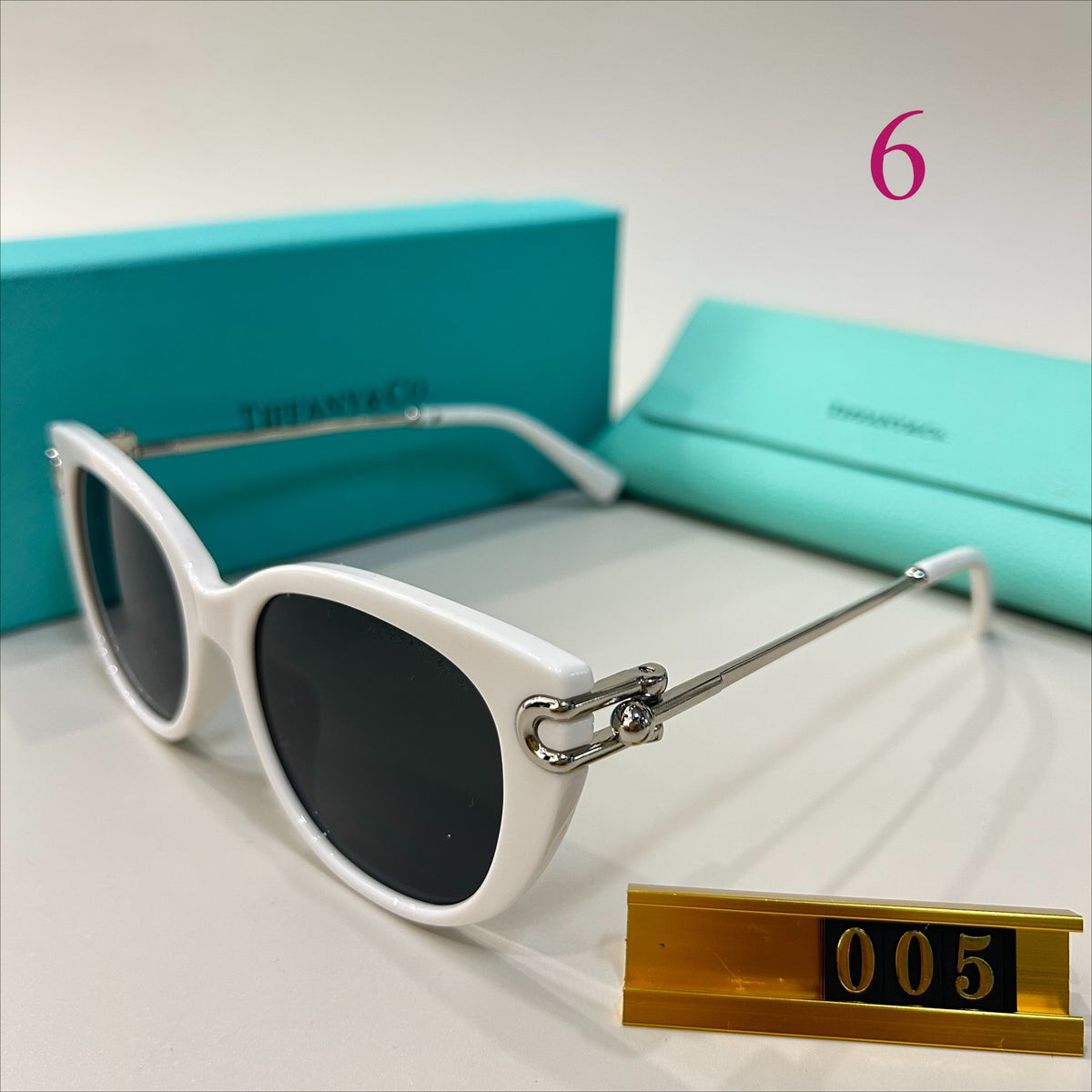 Soft-Square Sunglasses with Rounded Corners