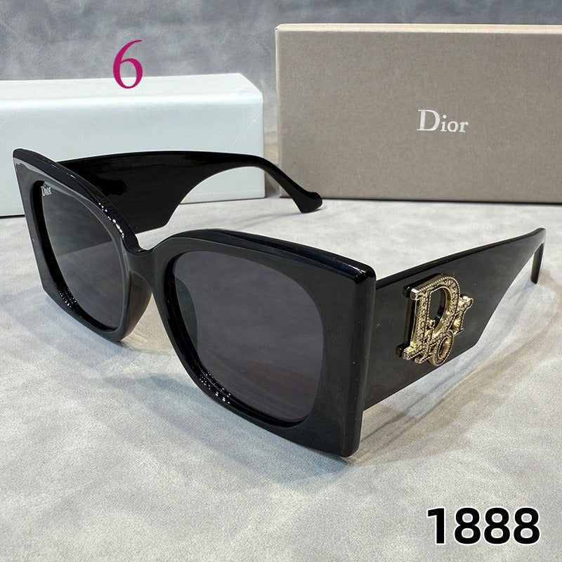 Oversized Cat-Eye Sunglasses with Deep Frames
