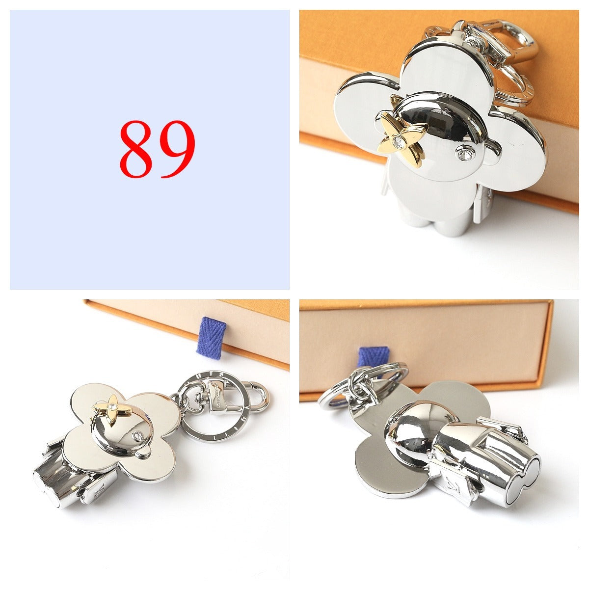 Premium Fashion Keychain Stylish Accessory、L*V Series、𝐊𝐞𝐲𝐜𝐡𝐚𝐢𝐧𝐬 & 𝐊𝐞𝐲 𝐑𝐢𝐧𝐠𝐬（𝐇）