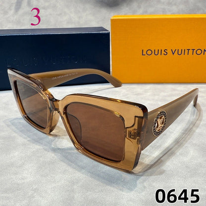 Thick Rectangular Glasses - Clear and Tinted Lens Options