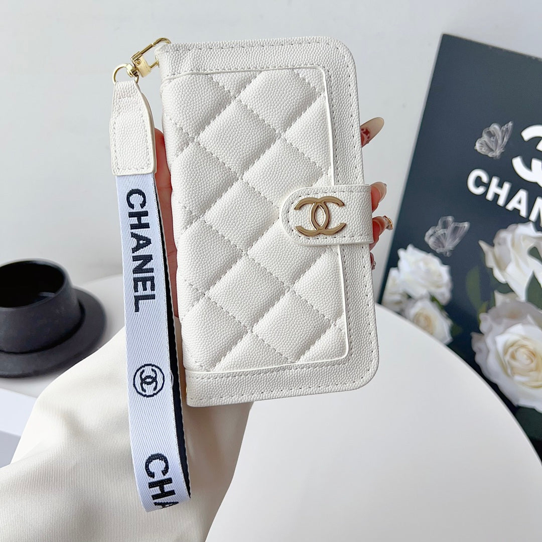 Fashion Aesthetic Shock Absorbing Protective Phone Case CH*NEL Series、Fashion Phone Case