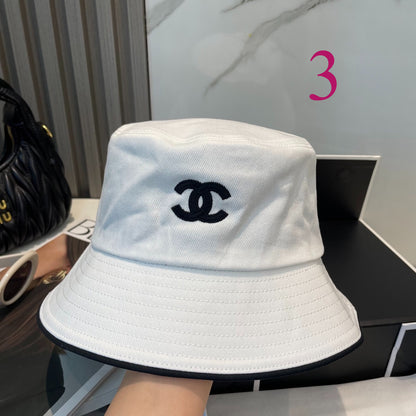 Adjustable Sun Hat for Men Women Outdoor UV Protection CH*NEL Series、Fashion Caps