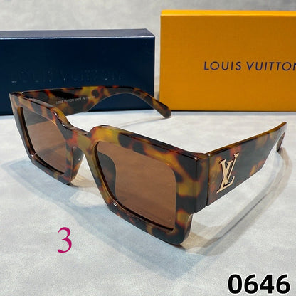 Sculpted Browline Rectangular Sunglasses