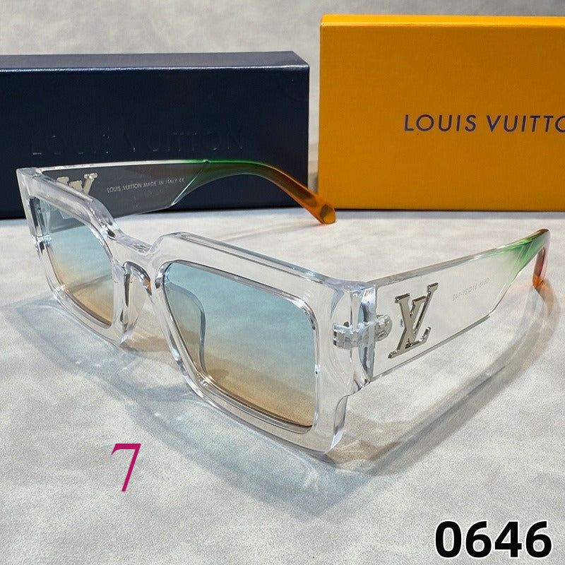 Sculpted Browline Rectangular Sunglasses