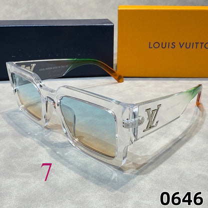 Sculpted Browline Rectangular Sunglasses