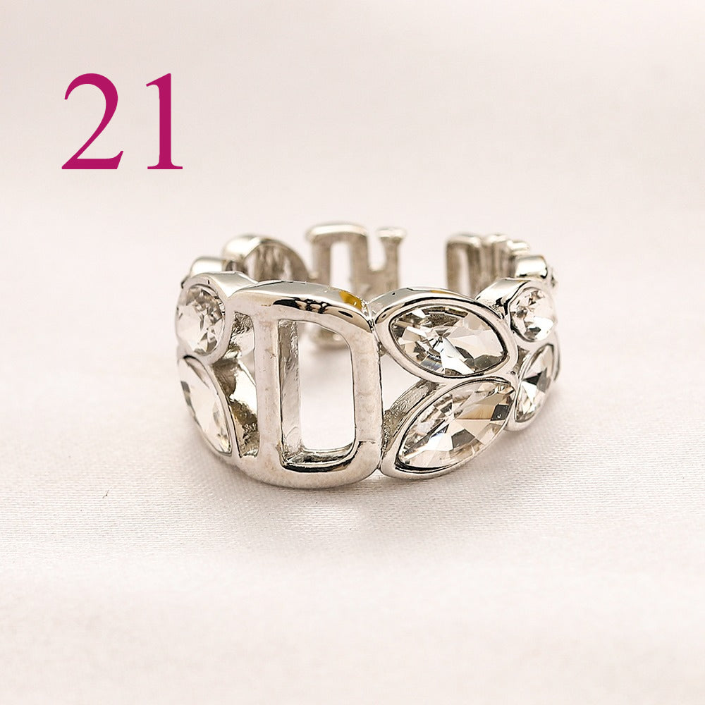 Fashion Open Adjustable Ring Collection、Rings Collection L*V Series、D*or Series、Y*L Series