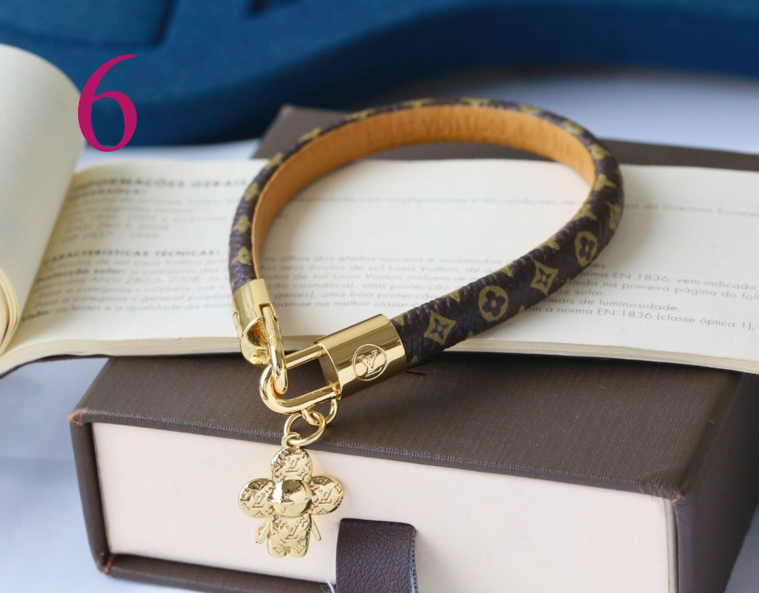 Monogram Charm Strap Bracelets - 21 Style Options