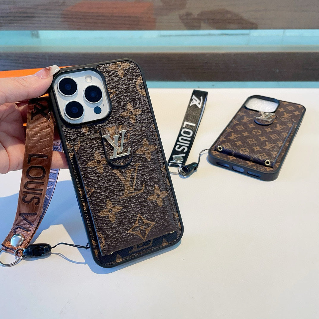 Fashion Aesthetic Shock Absorbing Protective Phone Case L*V Series、Fashion Phone Case