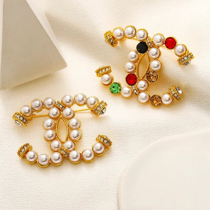 Alloy Steel Stamped Brooch,Brooches Collection、CH*NEL Series