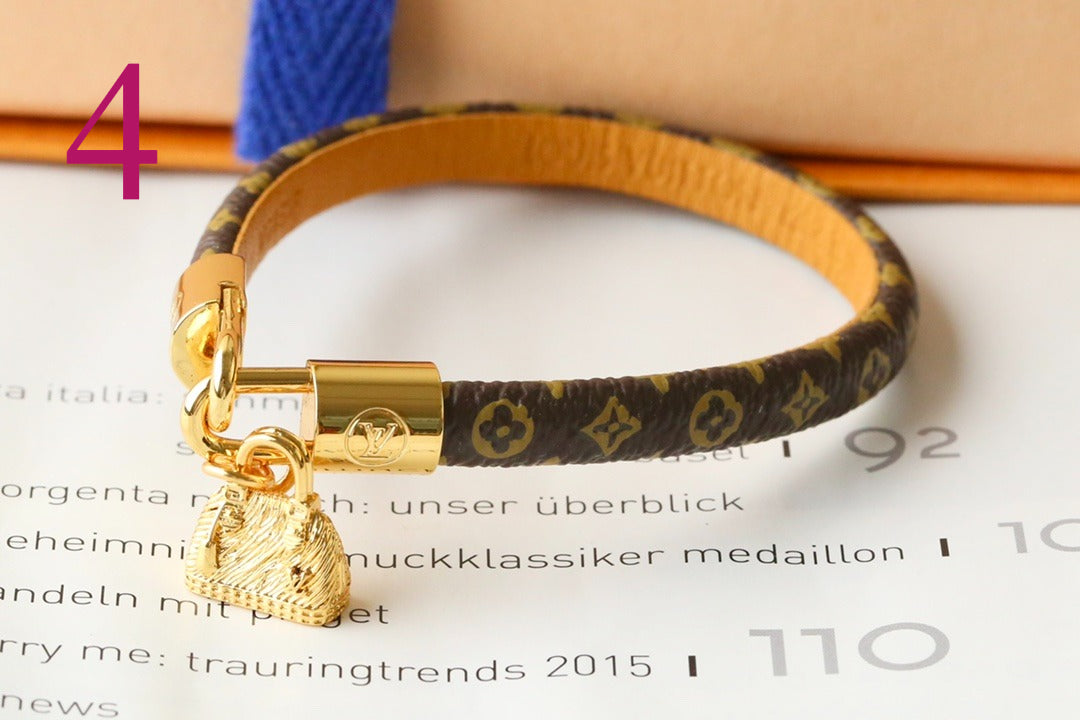 Monogram Charm Strap Bracelets - 21 Style Options