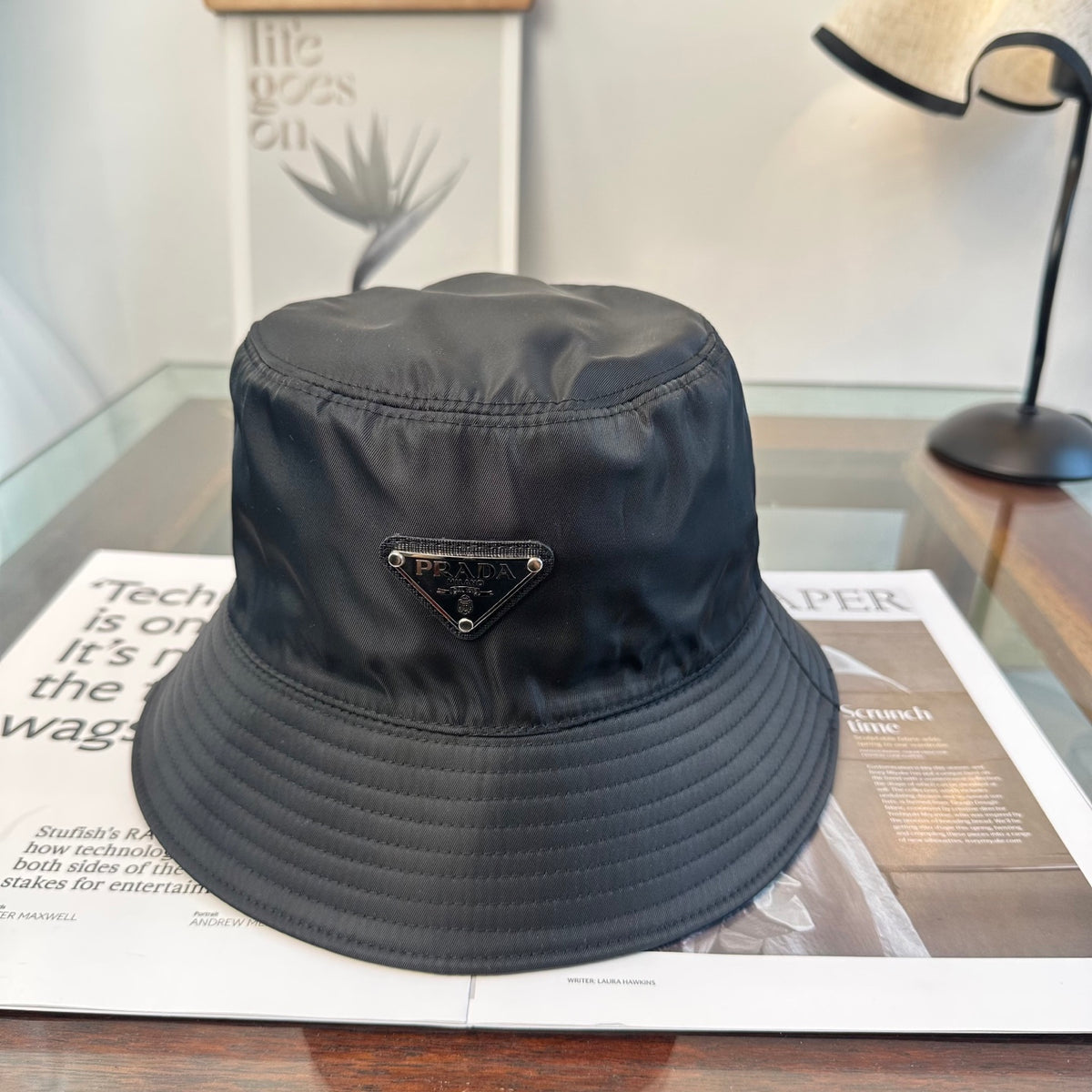 Adjustable Sun Hat for Men Women Outdoor UV Protection Pr*da Series、Fashion Caps
