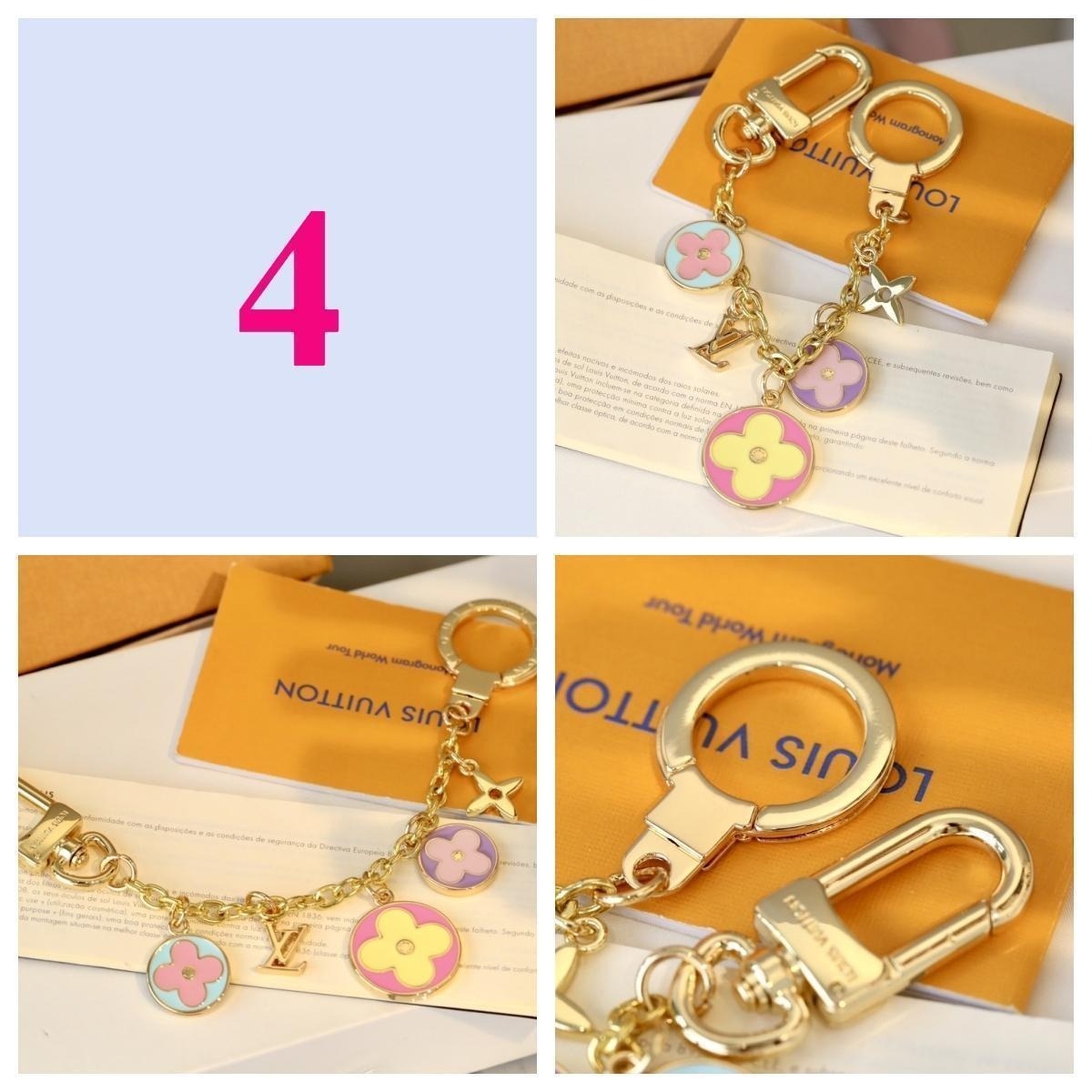 Premium Fashion Keychain Stylish Accessory、L*V Series、𝐊𝐞𝐲𝐜𝐡𝐚𝐢𝐧𝐬 & 𝐊𝐞𝐲 𝐑𝐢𝐧𝐠𝐬（𝐇）