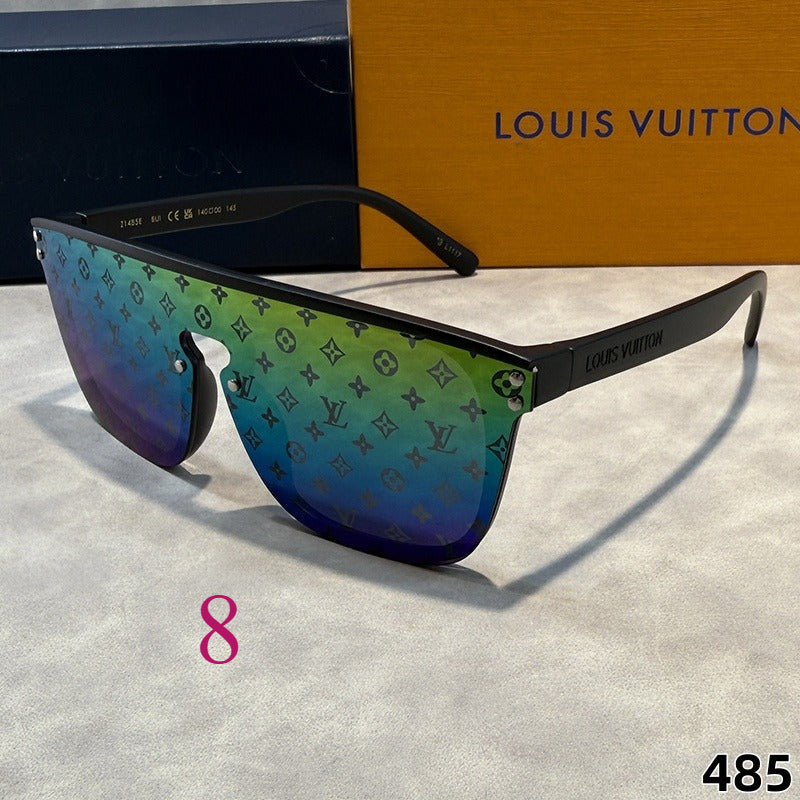 Monogram Wraparound Shield Sunglasses