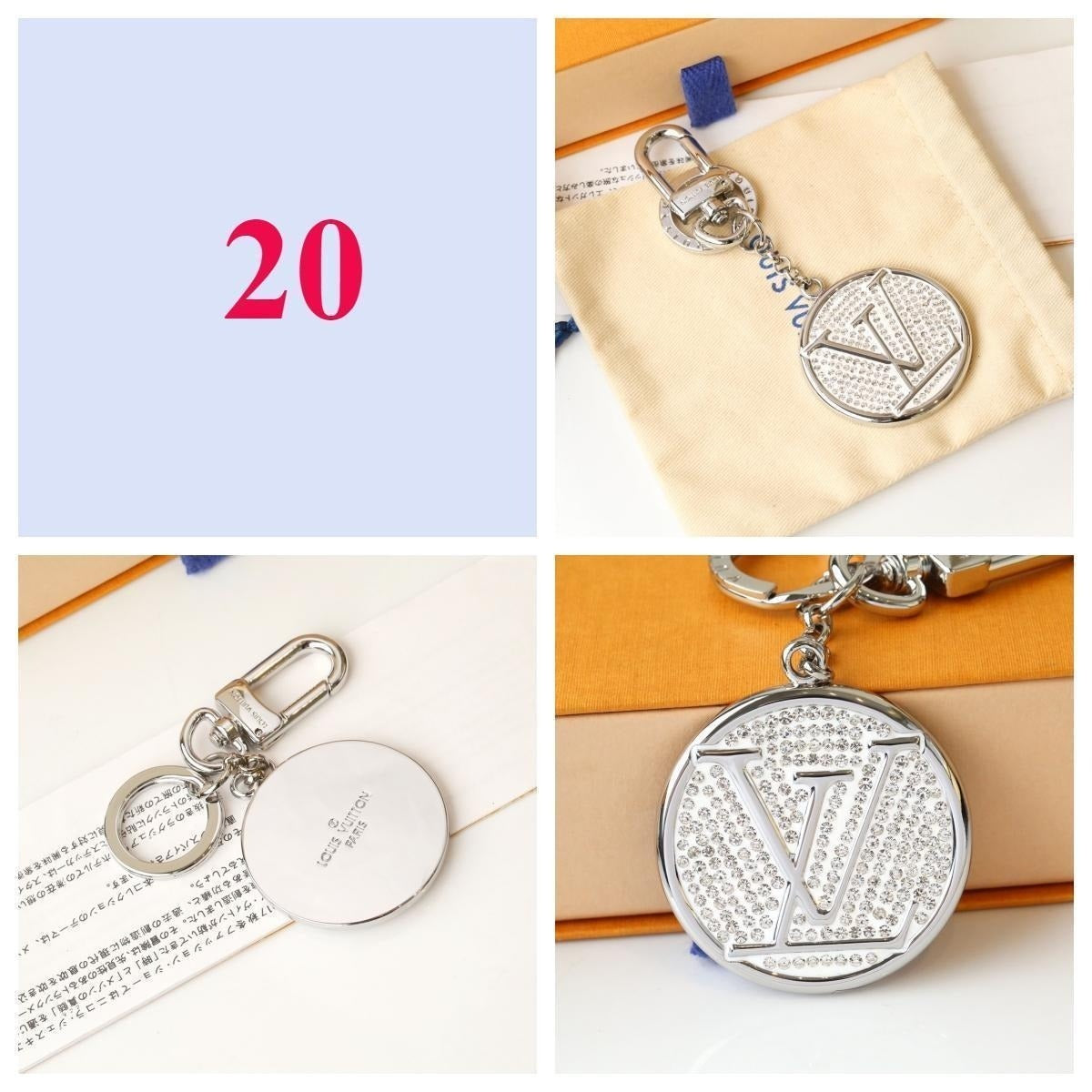 Premium Fashion Keychain Stylish Accessory、L*V Series、𝐊𝐞𝐲𝐜𝐡𝐚𝐢𝐧𝐬 & 𝐊𝐞𝐲 𝐑𝐢𝐧𝐠𝐬（𝐇）