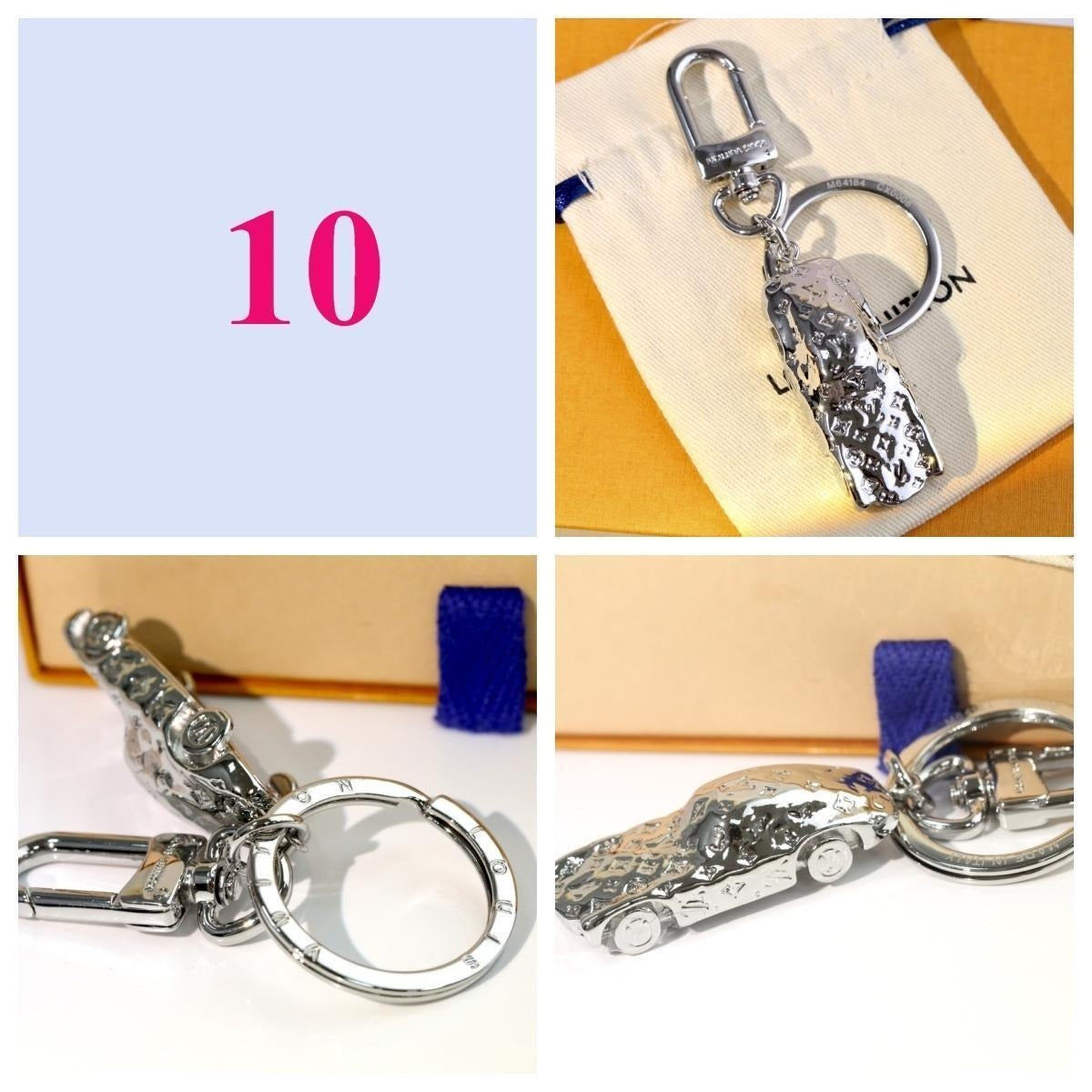 Premium Fashion Keychain Stylish Accessory、L*V Series、𝐊𝐞𝐲𝐜𝐡𝐚𝐢𝐧𝐬 & 𝐊𝐞𝐲 𝐑𝐢𝐧𝐠𝐬（𝐇）