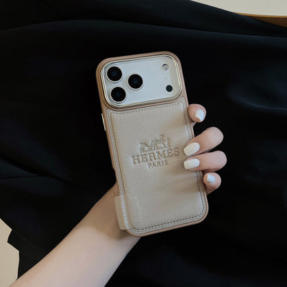 Fashion Aesthetic Shock Absorbing Protective Phone Case  He*mes Series、Fashion Phone Case