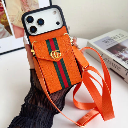 Fashion Aesthetic Shock Absorbing Protective Phone Case  GU*CI Series、Fashion Phone Case