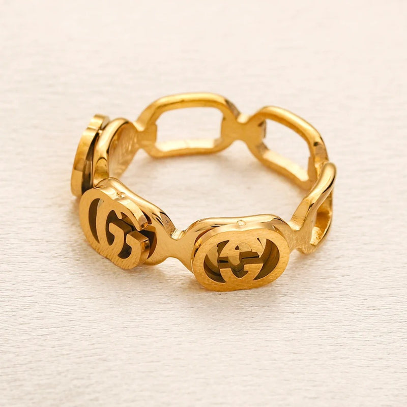 304 Stainless Steel Ring,GU*CI Series、Rings Collection