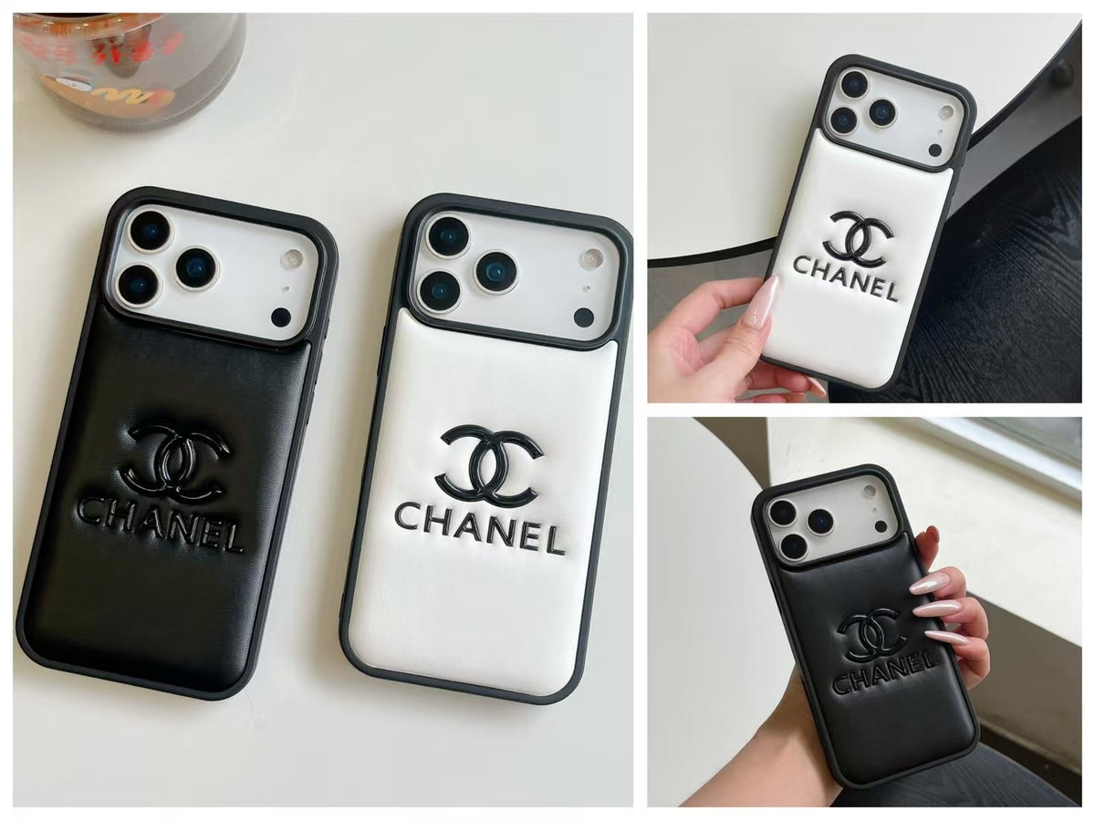Fashion Aesthetic Shock Absorbing Protective Phone Case  CH*NEL Series、Fashion Phone Case