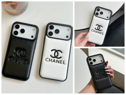 Fashion Aesthetic Shock Absorbing Protective Phone Case  CH*NEL Series、Fashion Phone Case