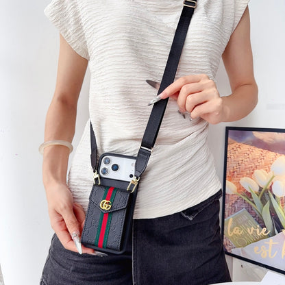 Fashion Aesthetic Shock Absorbing Protective Phone Case  GU*CI Series、Fashion Phone Case