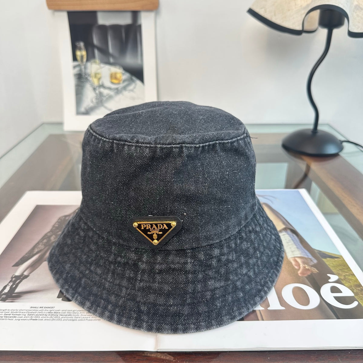Adjustable Sun Hat for Men Women Outdoor UV Protection Pr*da Series、Fashion Caps