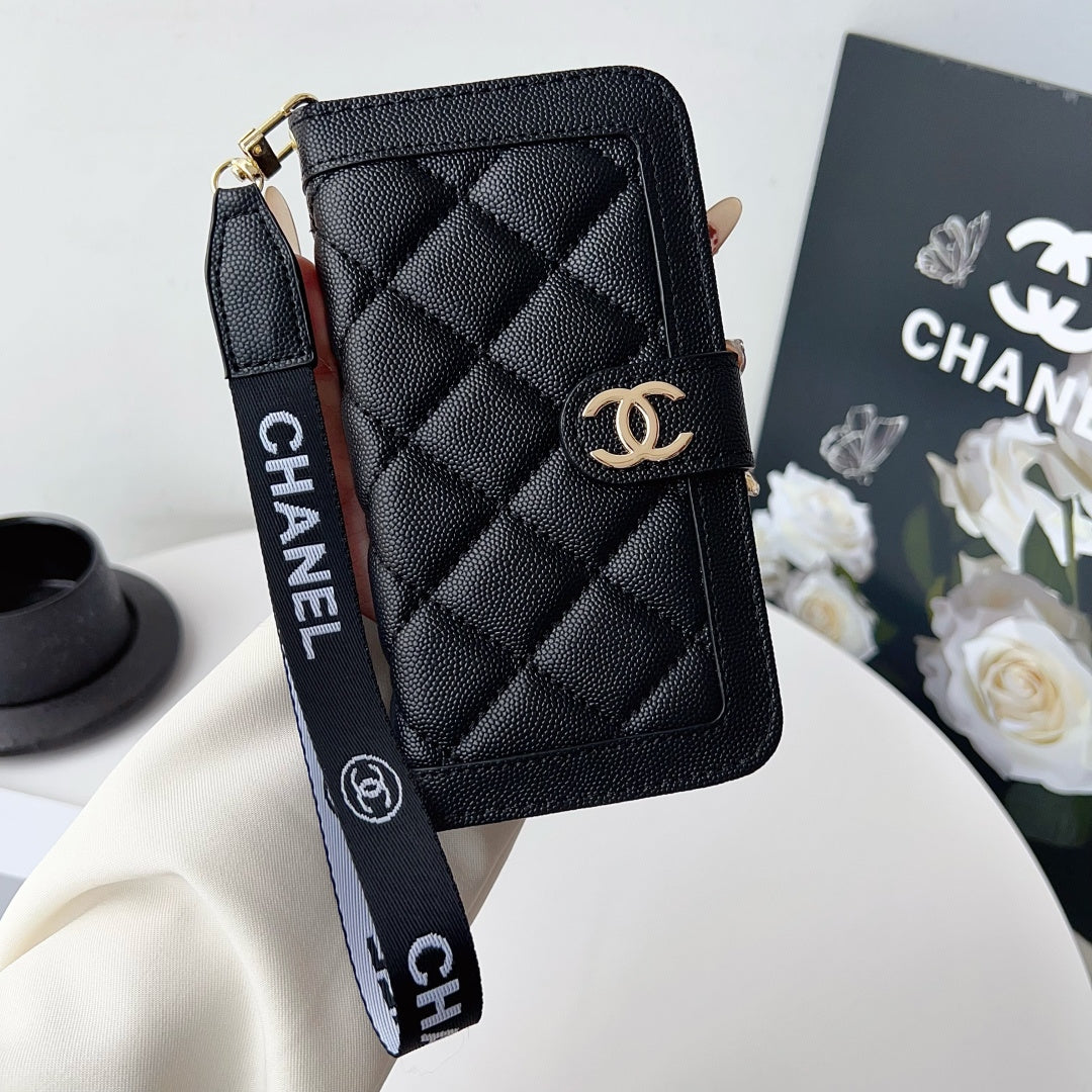 Fashion Aesthetic Shock Absorbing Protective Phone Case CH*NEL Series、Fashion Phone Case