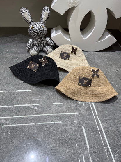 Adjustable Sun Hat for Men Women Outdoor UV Protection L*V Series、Fashion Caps