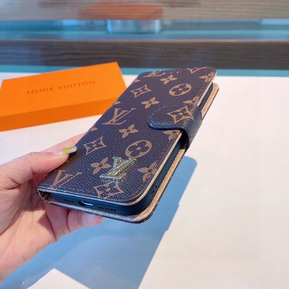 Fashion Aesthetic Shock Absorbing Protective Phone Case L*V Series、Fashion Phone Case