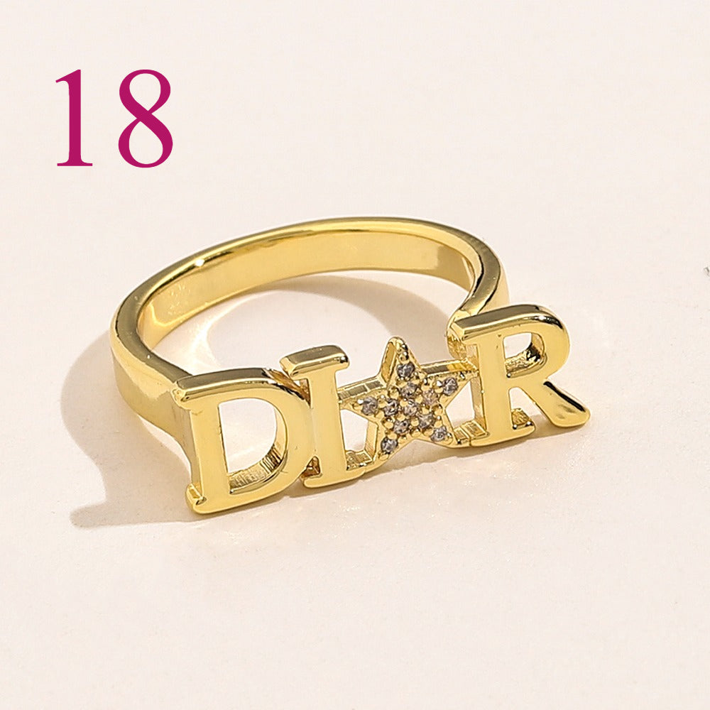 Fashion Open Adjustable Ring Collection、Rings Collection L*V Series、D*or Series、Y*L Series