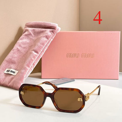 Oversized Double-Bridge Glasses - Clear and Tinted Lens Options
