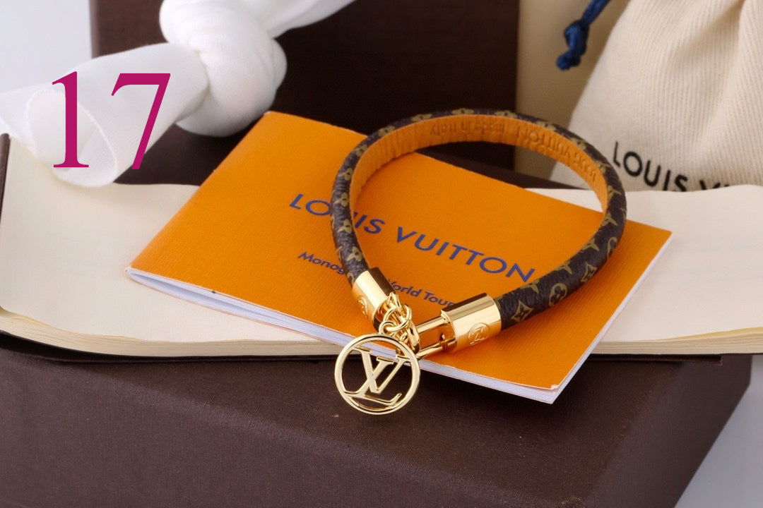 Monogram Charm Strap Bracelets - 21 Style Options