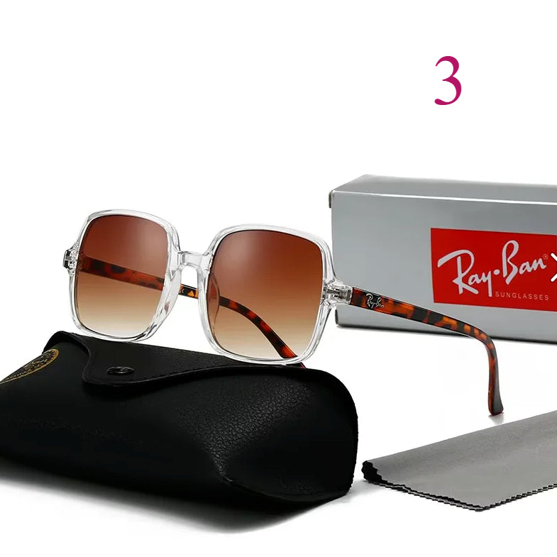 Square Navigator Sunglasses with Slim Double Bridge